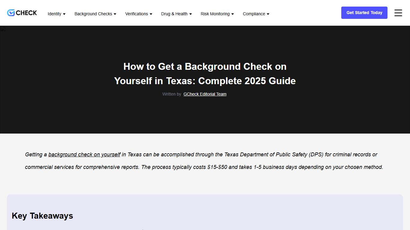How to Get Background Check on Yourself Easily in Texas